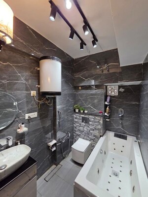 Washroom in 3 BHK Penthouse at Vasundhara Enclave – for Sale