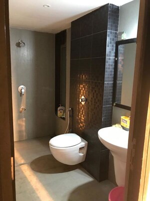 Bathroom in 2 BHK Apartment at Lodha Splendora, Ghodbunder Road – for Rent