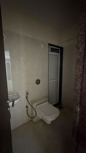 Bathroom in 1 BHK Apartment at Fiama Residency, Thane West – for Rent