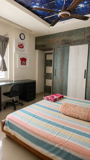 Bedroom in 3 BHK Apartment at SMR Vinay Iconia Phase II, Kondapur – for Rent