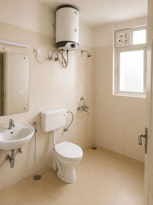 Bathroom in 2 BHK Apartment at Shree Vardhman Mantra, Sector 67 – for Rent