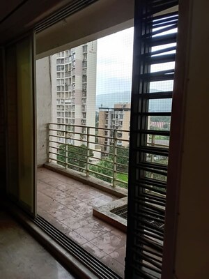 Balcony in 3 BHK Apartment at Vashi Sector 26 – for Rent