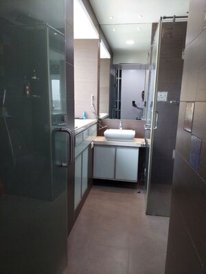 Bathroom in 2 BHK Apartment at DB Woods, Goregaon East – for Rent