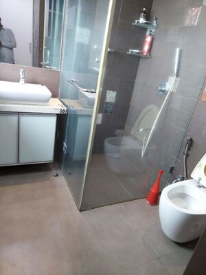 Bathroom in 2 BHK Apartment at DB Woods, Goregaon East – for Rent