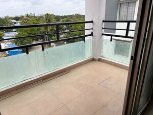Balcony in 3 BHK Apartment at Nagarjuna Enclave – for Rent