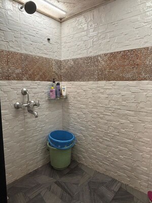 Bathroom in 1 BHK Apartment at Mahaveer Tower, Worli – for Rent