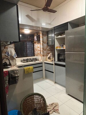 Kitchen in 1 BHK Apartment at Mahaveer Tower, Worli – for Rent