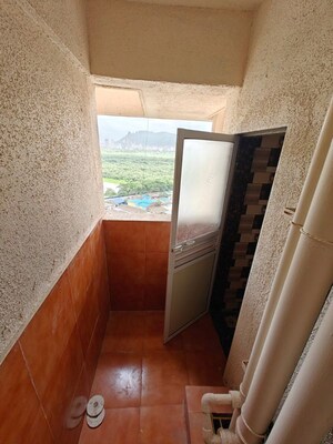 Balcony in 2 BHK Apartment at Vedant Sumeet Elite, Balkum Pada – for Rent