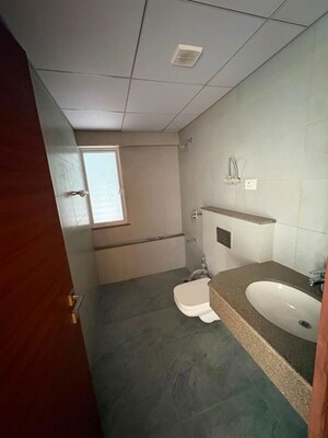 Bathroom in 3 BHK Apartment at Godrej Meridien, Sector 106 – for Rent