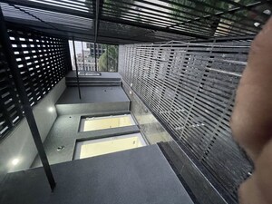 Balcony in 3 BHK Builder Floor at Sector 9a – for Rent