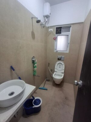 Bathroom in 1.5 BHK Apartment at Alliance Fortuna Blue, Lower Parel – for Rent