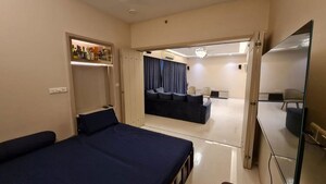 Living Room in 2 BHK Apartment at Austin Aurus, Wakad – for Sale