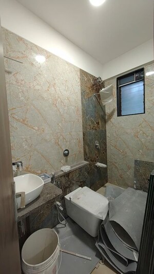 Bathroom in 3 BHK Apartment at Mangesh Darshan Apartment, Santacruz West – for Rent
