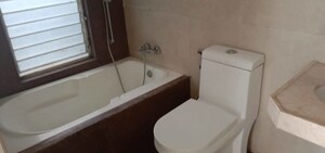 Bathroom in 3 BHK Apartment at Pashankar Yin Yang, Kharadi – for Rent