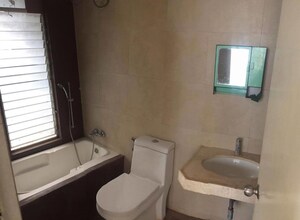 Bathroom in 3 BHK Apartment at Pashankar Yin Yang, Kharadi – for Rent