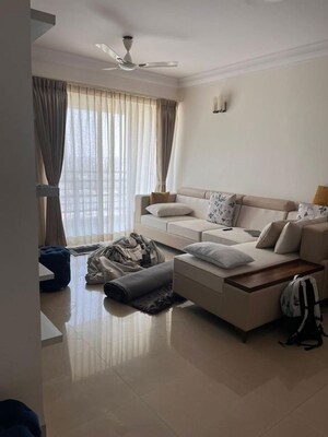 Living Room in 3 BHK Apartment at Salarpuria Sattva Senorita, Sarjapur Road – for Rent