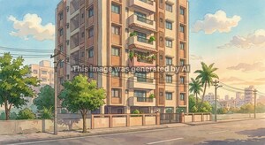  Apartment – Exterior View View at Kathodara - for Sale