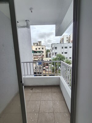 Balcony in 2 BHK Apartment at Vilas Javdekar Palash Plus, Wakad – for Rent