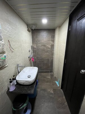 Bathroom in 4 BHK Apartment at Wadhwa Imperial Heights, Goregaon West – for Rent