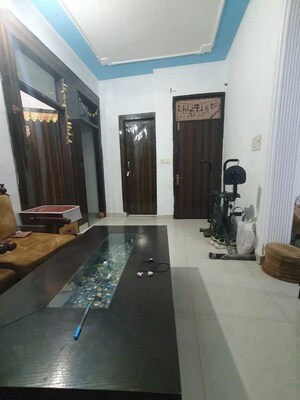 Living Room in 1 BHK Builder Floor at Palam Vihar – for Rent