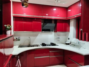Kitchen in 3 BHK Apartment at Kalpataru Residency, Sanath Nagar – for Sale