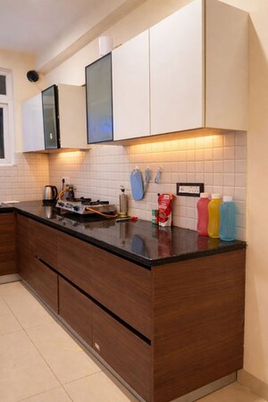 Kitchen in 2 BHK Apartment at Maxxus Elanza, International Airport Road – for Rent
