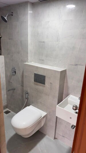 Bathroom in 3 BHK Apartment at Siddha Sky, Sion – for Rent