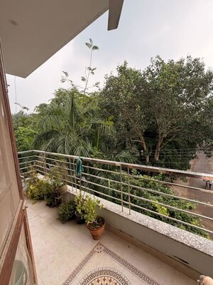 Balcony in  Builder Floor at Palam Vihar – for Rent