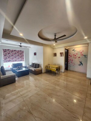 Living Room in 4 BHK Builder Floor at Ansal API Esencia, Sector 67 – for Sale