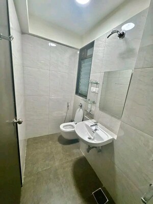 Bathroom in 1 BHK Apartment at Chandak 34 Park Estate, Goregaon West – for Sale