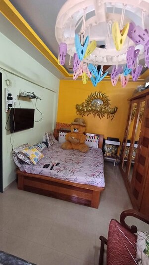 Bedroom in 2 BHK Apartment at Bhushan Park View CHS, Borivali West – for Rent