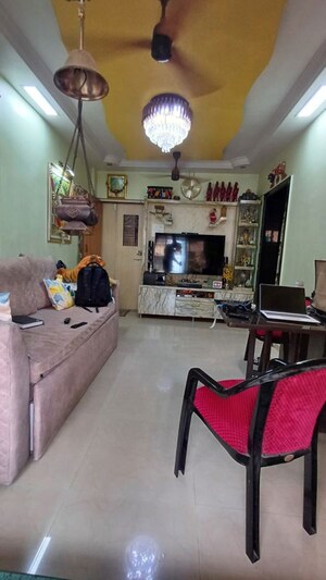 Living Room in 2 BHK Apartment at Bhushan Park View CHS, Borivali West – for Rent