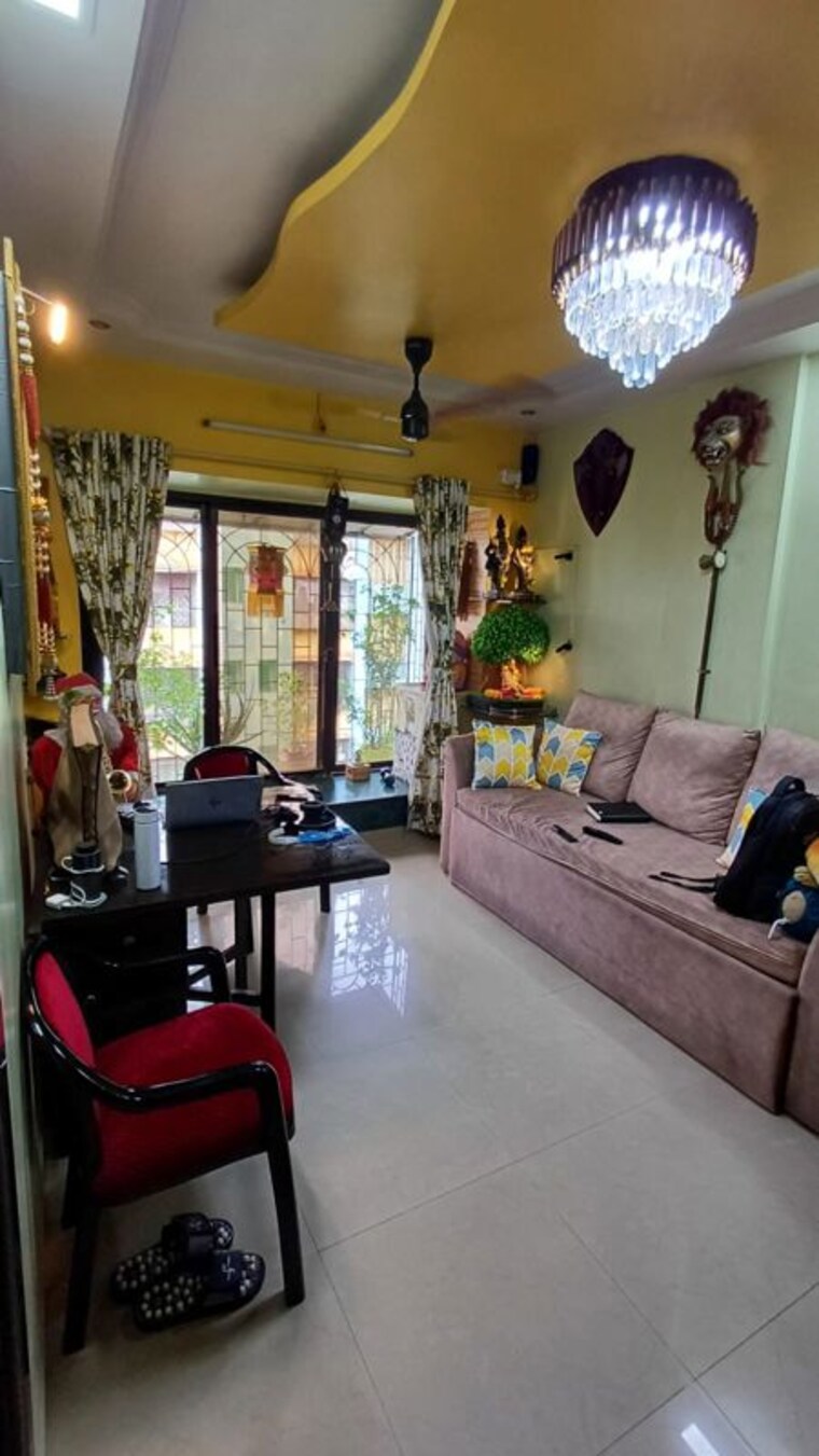 Living Room, bhushan-park-view-chs 2 Bedroom 785 Sq.Ft. Apartment In Borivali West Mumbai 10644446