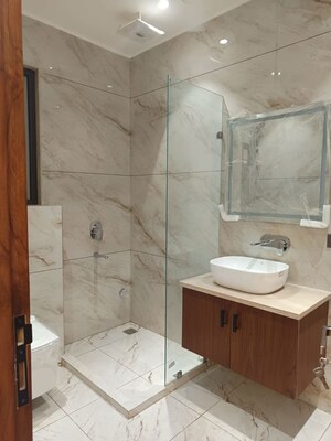 Bathroom in 3 BHK Builder Floor at Saket – for Rent