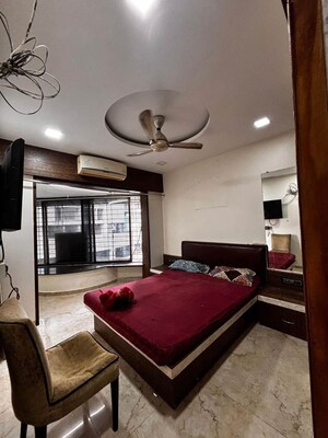 Bedroom in 2 BHK Apartment at Maharaja Retreat CHS, Goregaon East – for Rent