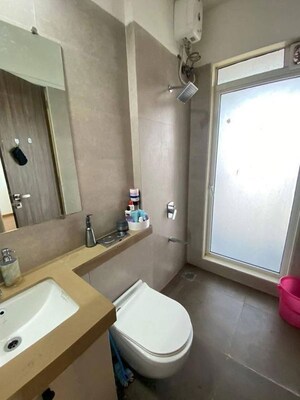 Bathroom in 2 BHK Apartment at Ashapura F Residences, Malad East – for Rent