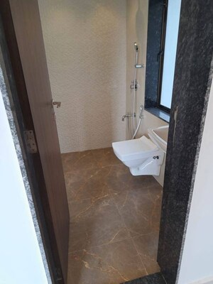 Bathroom in 2 BHK Apartment at Lalani Valentine Apartment 1 Wing D, Malad East – for Rent