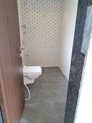 Bathroom in 2 BHK Apartment at Lalani Valentine Apartment 1 Wing D, Malad East – for Rent
