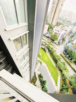 Balcony in 2 BHK Apartment at Sunteck City Avenue 4, Goregaon West – for Rent
