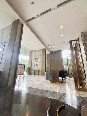 Building Lobby in 2 BHK Apartment at Sunteck City Avenue 4, Goregaon West – for Rent