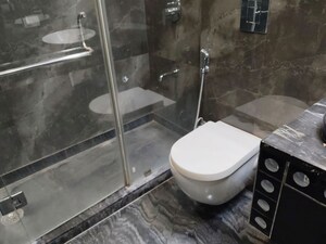 Bathroom in 3 BHK Builder Floor at Greater Kailash I – for Rent