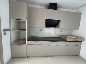 Kitchen in 3 BHK Apartment at Rustomjee Crown, Prabhadevi – for Rent