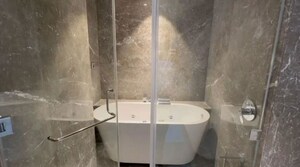 Bathroom in 4 BHK Apartment at Rustomjee Crown, Prabhadevi – for Rent