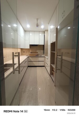 Kitchen in 3 BHK Builder Floor at Greater Kailash I – for Rent