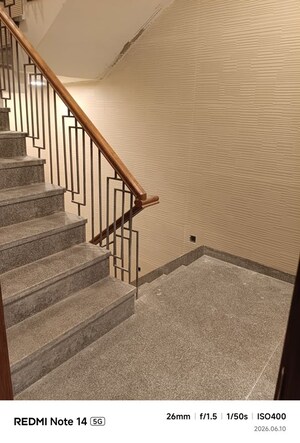 Stairs in 3 BHK Builder Floor at Greater Kailash I – for Rent