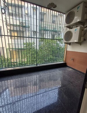Balcony in 3 BHK Builder Floor at Chittaranjan Park – for Rent
