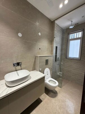 Attached Bathroom in 3 BHK Builder Floor at Chittaranjan Park – for Rent