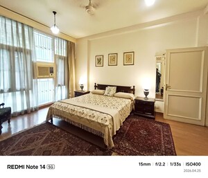 Master Bedroom in 3.5 BHK Builder Floor at Greater Kailash I – for Rent