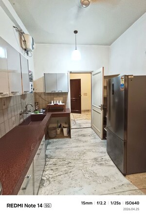 Kitchen in 3.5 BHK Builder Floor at Greater Kailash I – for Rent