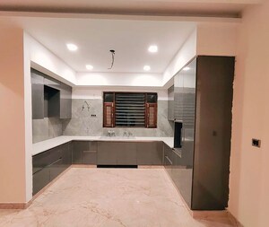 Kitchen in 4 BHK Builder Floor at Green Fields Colony – for Sale